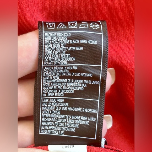 Red/Black/Gray Women's Adidas NBA for Her Sleeveless Tank Basketball Jersey NWOT - Picture 9 of 9